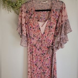 Boho Maxi Wrap dress LOVESTICH Size S